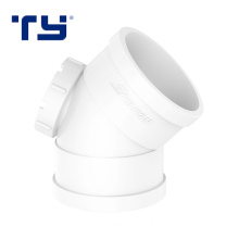 PVC-U Drainage Pipe Elbow Fittings 45 Degree PVC Elbow